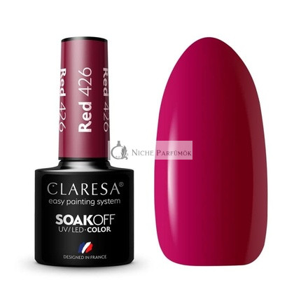 Claresa 426 ČERVENÝ UV Lak na Nechty 5ml