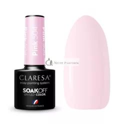 Claresa 504 Rúžový UV Lak na Nechty, 5ml