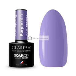 Claresa 603 Fialový UV Lak na Nechty, 5ml
