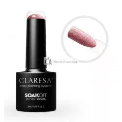 CLARESA Soak Off UV/LED Gél Plný Lesk, 4.5ml
