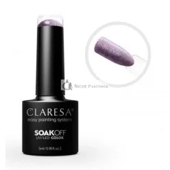 CLARESA SoakOFF UV/LED Gél Úplná trblietka 6.5ml