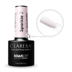 CLARESA SoakOFF UV/LED Gél Sparkle 2, 5ml