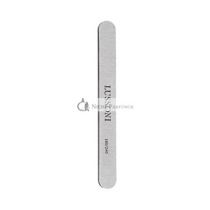 T4B LUSSONI Zebra Priame Pilníky 180/240 Grit pre Prírodné a Umelé Nechty - Balenie 50