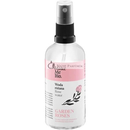 Make Me Bio Ružová voda Sprej 100ml Tónovací hydrolát pre jemnú prirodzene žiarivú pleť