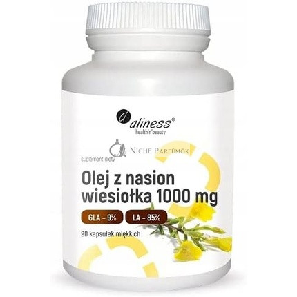 Aliness Olej z večernice 1000mg GLA 9% LA 85%, 90 mäkkých kapsúl