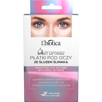 L'Biotica Očné Pady Sliz Šnek Anti-aging 2 Pady - Balenie 3