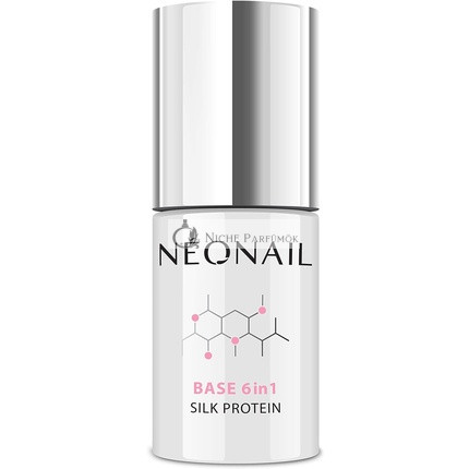 NeoNail UV Lak na nechty 7.2ml Základ 6 v 1 Hodvábny proteín