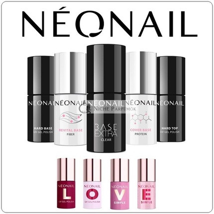 NeoNail Základný a vrchný UV hybridný gél na nechty 7,2ml a 16ml