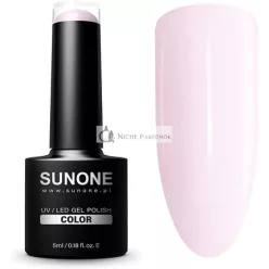   SUNONE UV/LED Gel Lak Farba Hybridný Nechty Lak R02 Ružová, 5ml