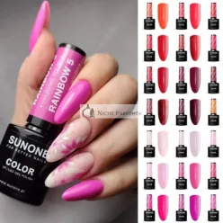   Sunone Soak Off Hybrid UV LED Flexy Gel Manikúra Pedikúra Nechty Farby, 5ml