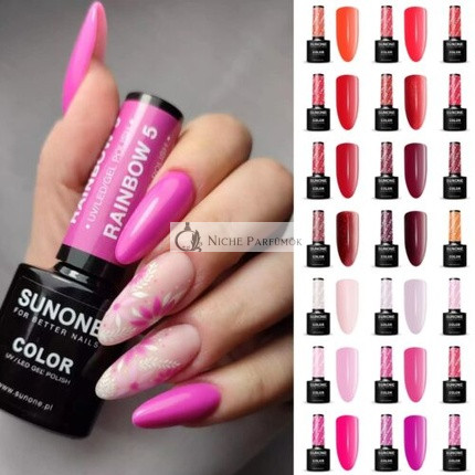 Sunone Soak Off Hybrid UV LED Flexy Gél Manikúra Pedikúra Nechty Farby 5ml
