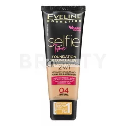   Eveline Selfie Time 2in1 Foundation & Concealer dlhotrvajúci make-up 2v1 04 Natural 30 ml