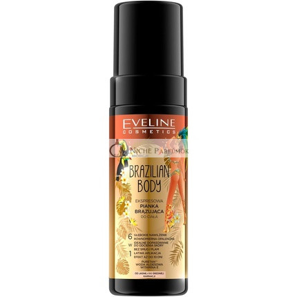 Eveline Cosmetics Brazilian Body Express Telový Penový Krém 150ml, Prírodný
