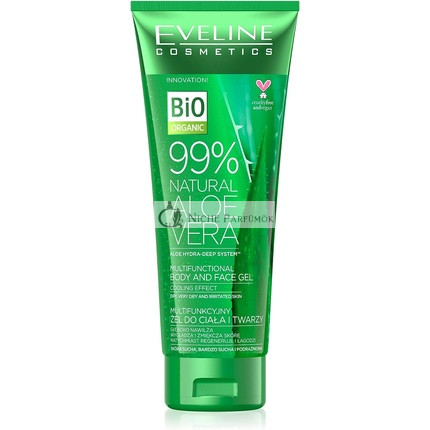 Eveline Cosmetics 99% Prírodný Aloe Vera Multifunkčný gél na tvár a telo 250ml