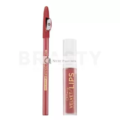   Eveline OH! My Velvet Lips Matt Lip Kit sada na pery pre matný efekt 13 Brownie Biscotti 4,5 ml