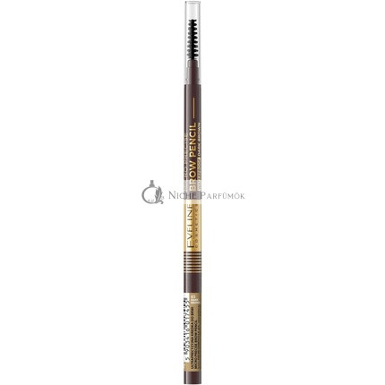 Eveline Cosmetics Micro Precision Ultra Precise Eyebrow Pencil Tmavohnedá 43 EU Red