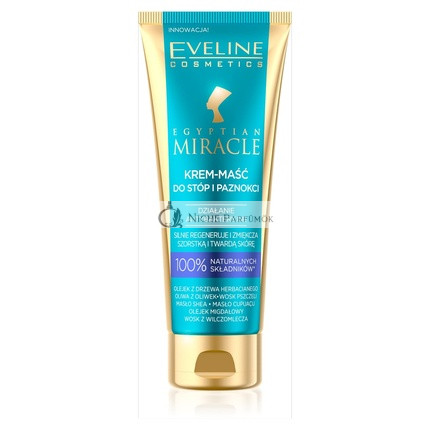 Eveline Cosmetics Egyptský zázrak Krém-Salve na nohy a nechty Antibakteriálny, 50ml