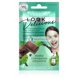   Eveline Cosmetics Look Delicious Hladkú Maska na Tvár s Prírodným Peelingom, 10ml