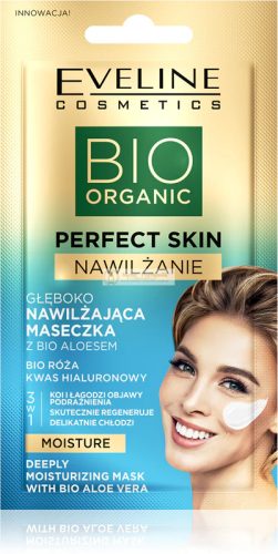 Eveline Cosmetics Perfect Skin Intenzív Hydratačná Maska s Organickým Aloe, 8ml