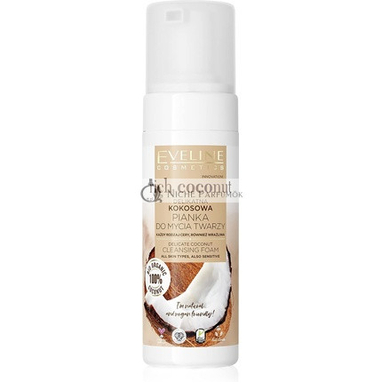 Eveline Cosmetics Bohatý Kokosový Jemný Čistiaci Penový Gél, 150ml