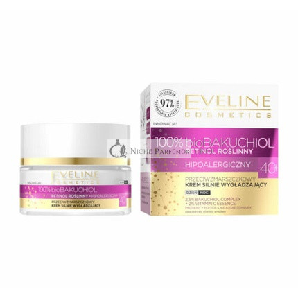 Eveline Biobakuchiol Hladký Krém proti Vráskam 40+, 50ml