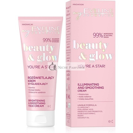 Eveline Cosmetics Beauty & Glow Zosvetľujúci Hladký Krém 75ml