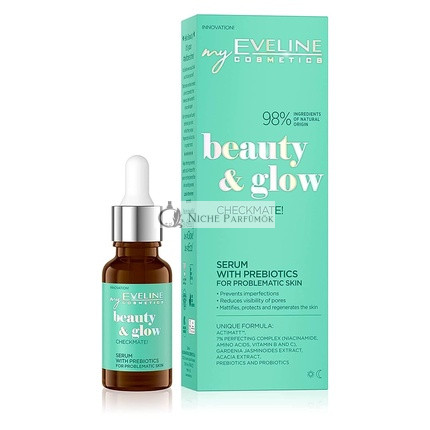 EVELINE Beauty & Glow Checkmate! Sérum s prebiotikami na problémovú pleť, 18ml
