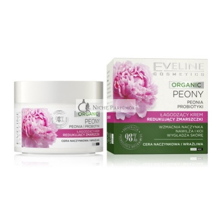 Eveline Cosmetics Pivónia Pokročilý Protiwrinkle Utišujúci Krém - 50ml