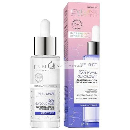 Eveline Face Therapy Peel Shot Hladká liečba s 15% Glykolovou kyselinou 30ml