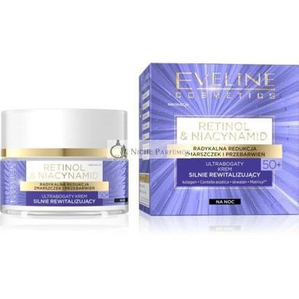 Eveline Retinol & Niacinamid 50+ Ultra Bohatý Vysoko Revitalizujúci Nočný Krém