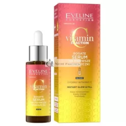   Vitamin C 3x Akcia Bohaté Sérum na Prvé Vrásky 30ml Eveli