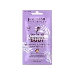 Eveline Brazílske Telo Opalovací Gél Balzam Vzorka, 12ml