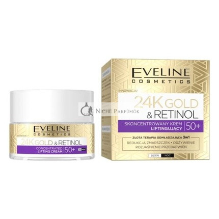 24K Zlato & Retinol Koncentrovaný Liftingový Krém 50+ 50ml