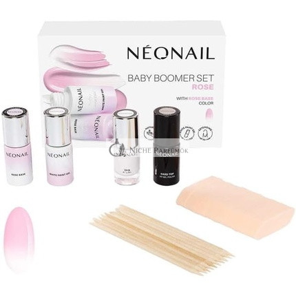 NEONAIL Baby Boomer Sada Rúžový UV Lak na Nechty Shellac Manikúra