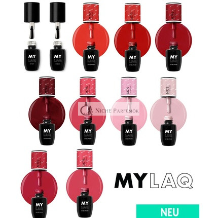 MyLaQ Neonail UV Lak na Nechty 5ml My Special Red Edition Základný Top