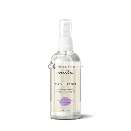 Resibo Osviežujúci Pleťový Toner Mr Soft Skin Prírodný Čistiaci Sprej PH Neutrálny 100ml