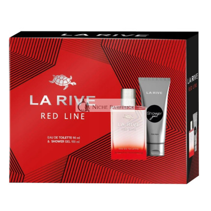 La Rive RED LINE EDT Darčeková Sada 90ml Parfém + 100ml Sprchový Gél