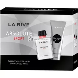  La Rive Absolute Sport Pre Mužov Eau De Toilette Spray a Sprchový Gél Sada, 100ml