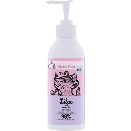 YOPE Prírodné Telové Mlieko Vanilkový Extrakt, Hortenziový Hydrolát, Manoi a Mandľový Olej, Shea Maslo na Suchú Pokožku, 300ml