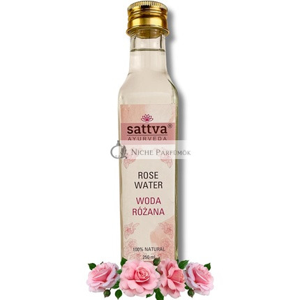 Sattva Ružová Voda Tónovací Pleťový Toner pre Pokožku Náchylnú na Akné, 250ml