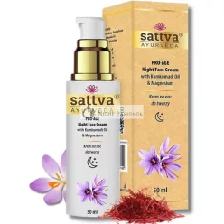   Krém na tvár proti vráskam Pro-Age Nočný krém s Kumkumadi olejom a Magnéziovým zvlhčovačom