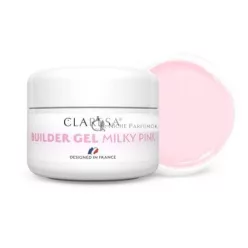  Claresa Professional Builder Gel Na Nechty Mliečne Rúžové, 25g
