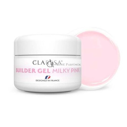 Claresa Profesionálny Builder Gel na Nechty Mliečne Rúžové, 15g