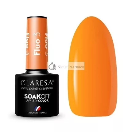 Claresa Fluo UV Lak na nechty 5ml - Balenie 3 kusy