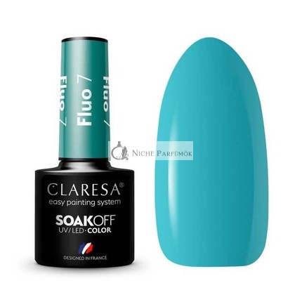 Claresa 7 Fluorescenčný UV Lak na Nechty, 5ml