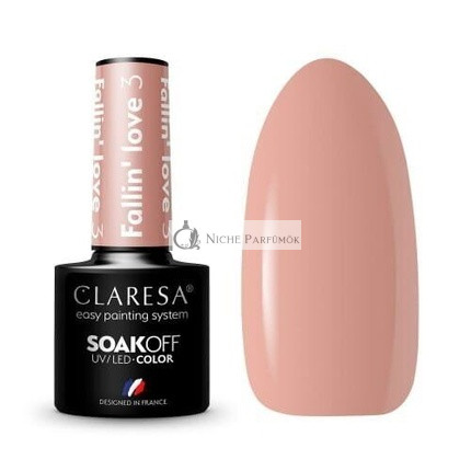 Fallin Love UV Lak na nechty 5ml Claresa - Balenie 3 ks