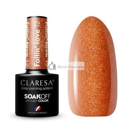 Fallin Love UV Lak na Nechty 5ml Claresa - Balenie po 12
