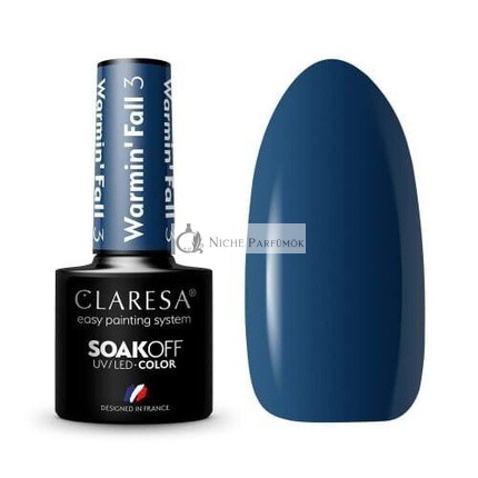Warmin Fall UV lak na nechty 5ml Claresa - balenie 3 kusy