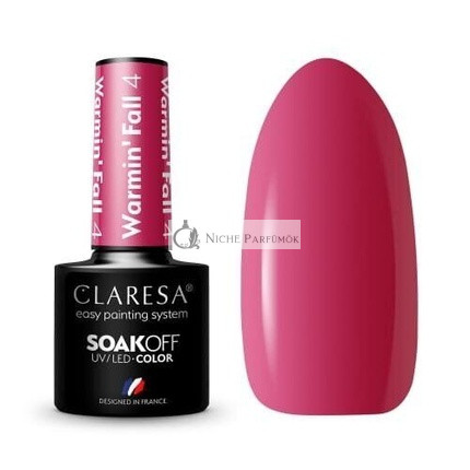 Warmin Jesenný UV Lak na nechty 5ml Claresa - Balenie 4 kusy