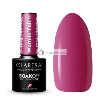 Warmin Fall UV Nechtový Lak 5ml Claresa - Balenie 6 ks